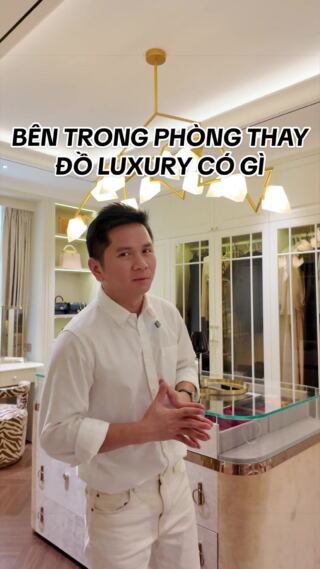 Đây là phòng thay đồ master của anh chị.