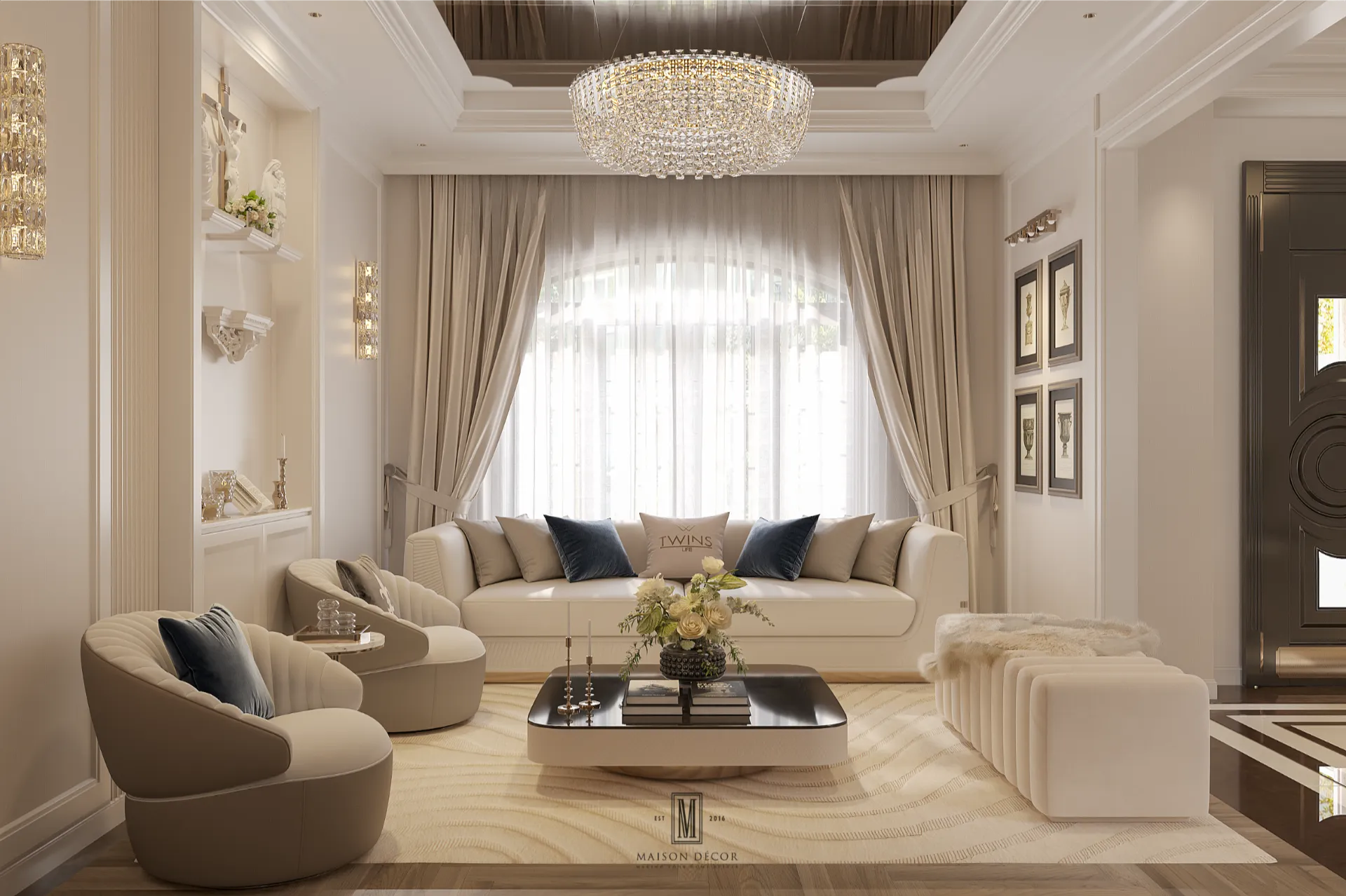Thiết kế nội thất phong cách tân cổ điển
