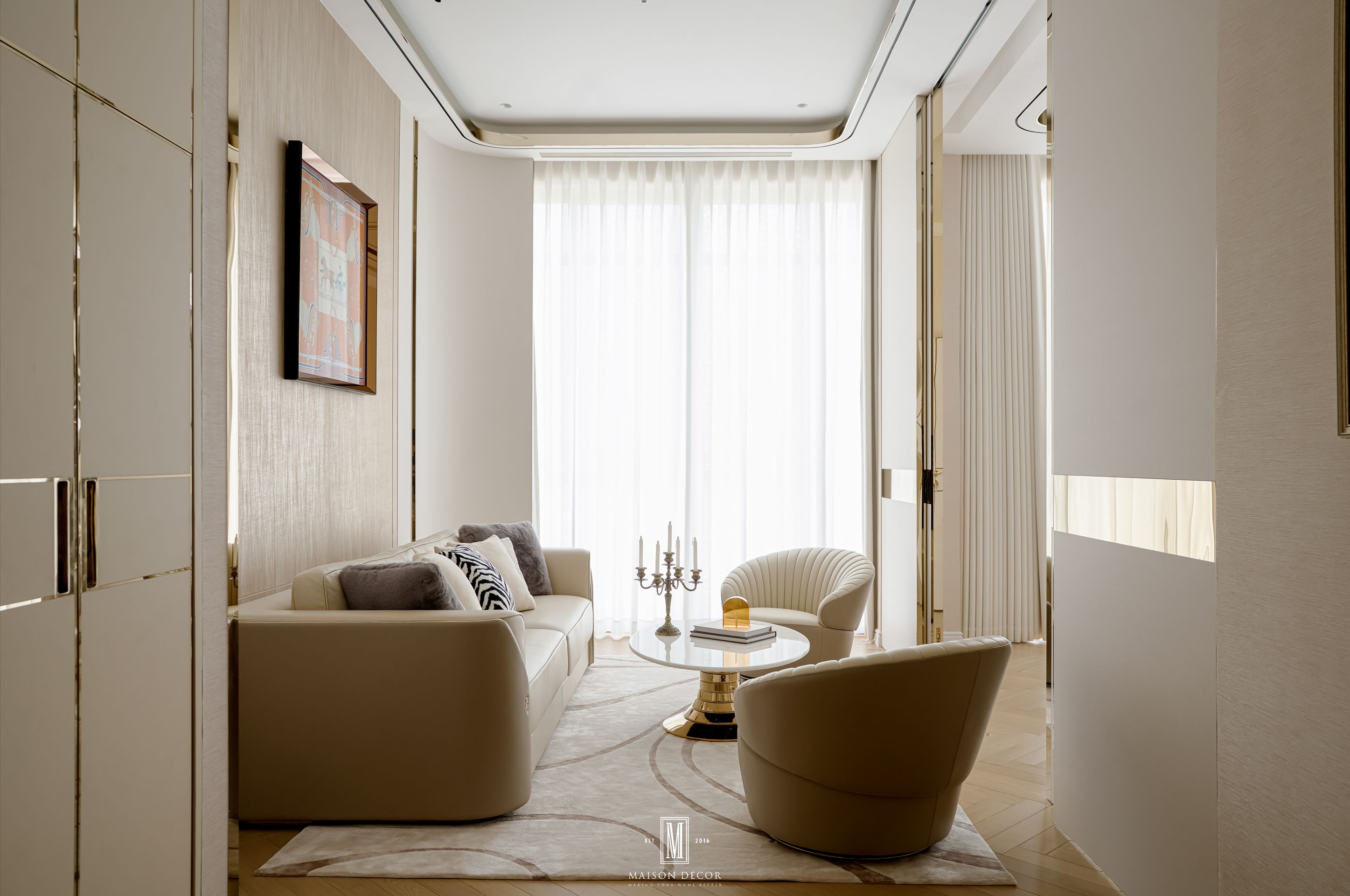 Khu vực sofa thư giãn êm ái