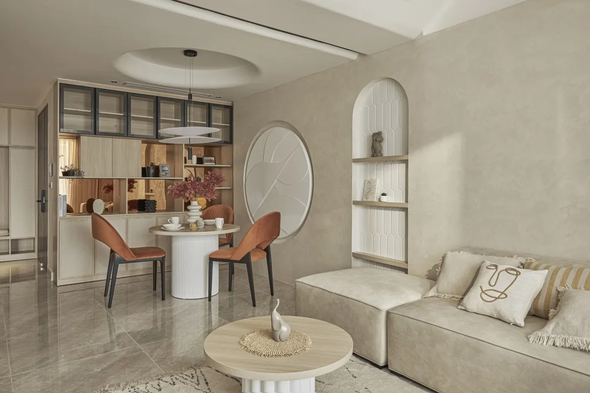 NHÀ MẪU MIDTOWN PHONG CÁCH WABI SABI