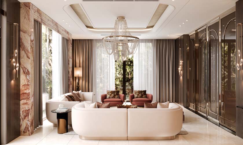 Bí quyết thiết kế nội thất biệt thự cao cấp chuẩn sang