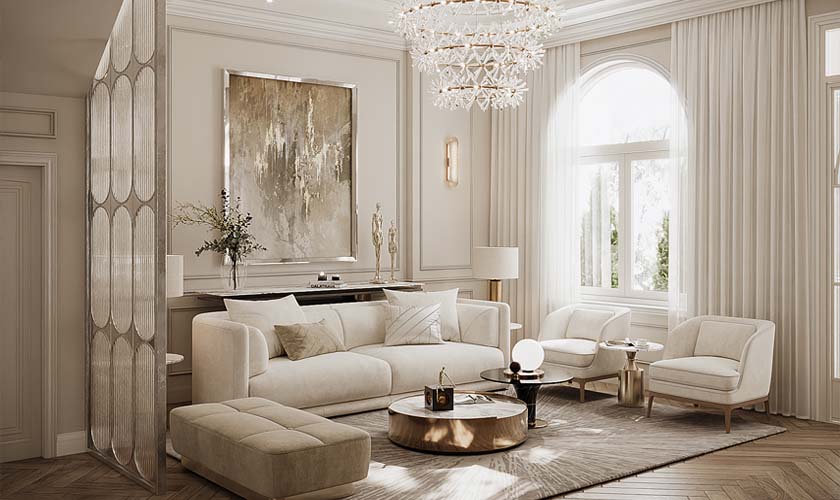 Bí quyết thiết kế nội thất biệt thự cao cấp chuẩn sang