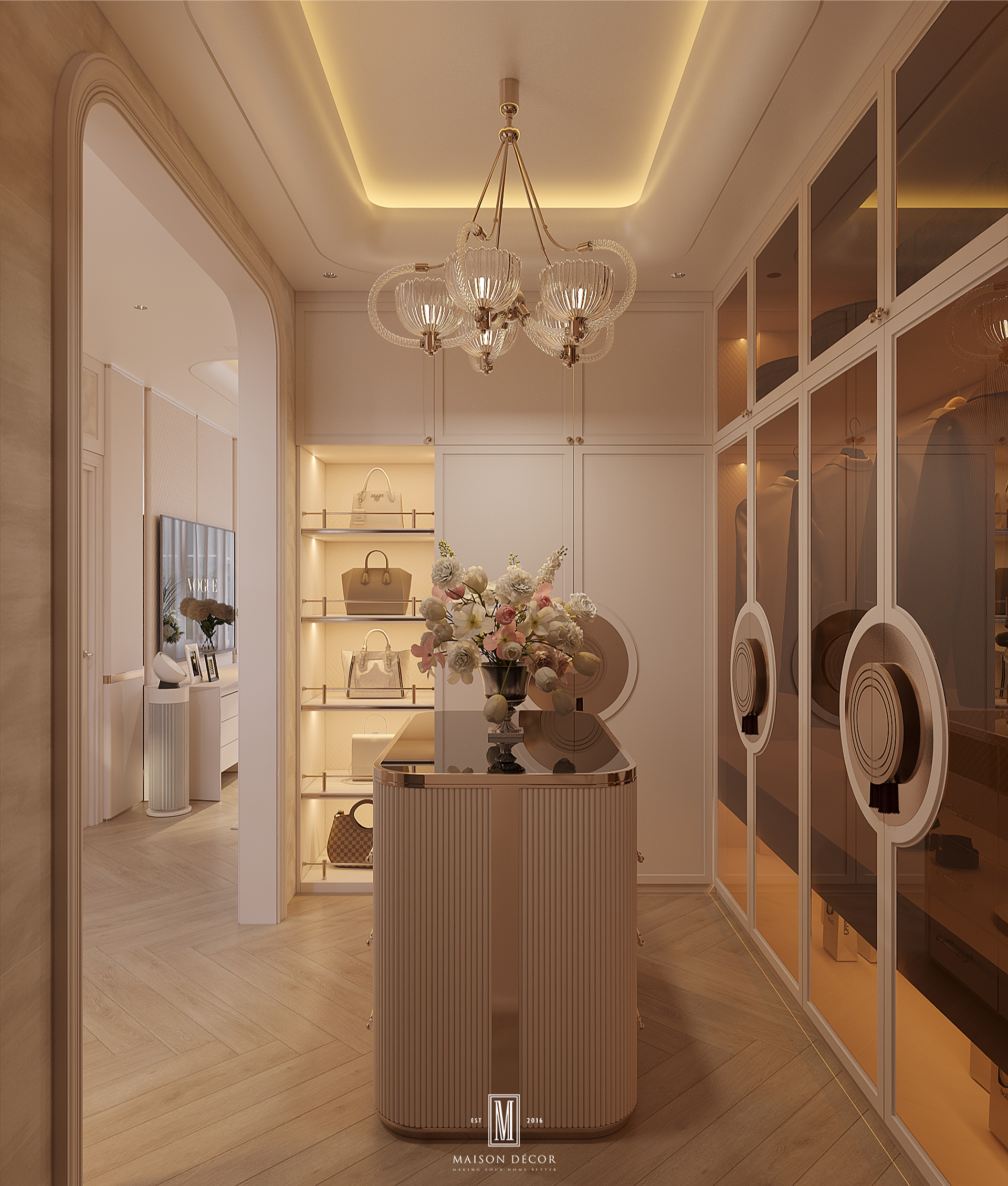 Mẫu Walk-in Closet chuẩn 5 sao